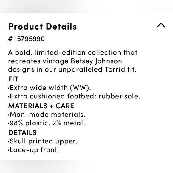 Torrid Betsy Johnson Combat Boot Black Skull Faux Patent Leather (WW) Size 11 - Picture 5 of 15